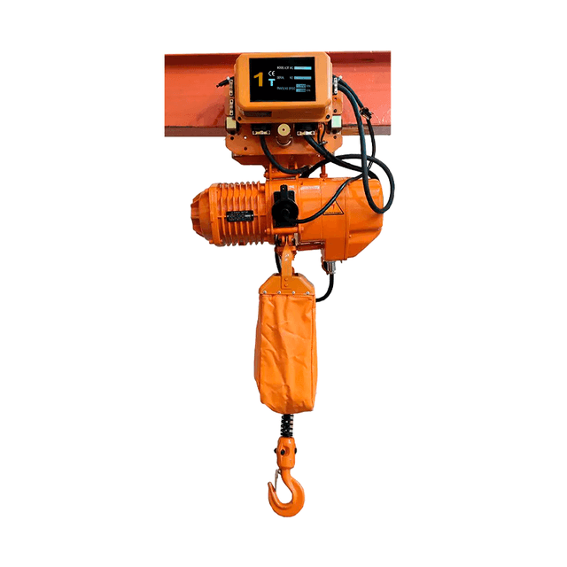 Talha Elétrica 1 Tonelada - 9m Corrente 220/380v c/ Troller